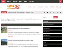 Tablet Screenshot of coasterhub.com